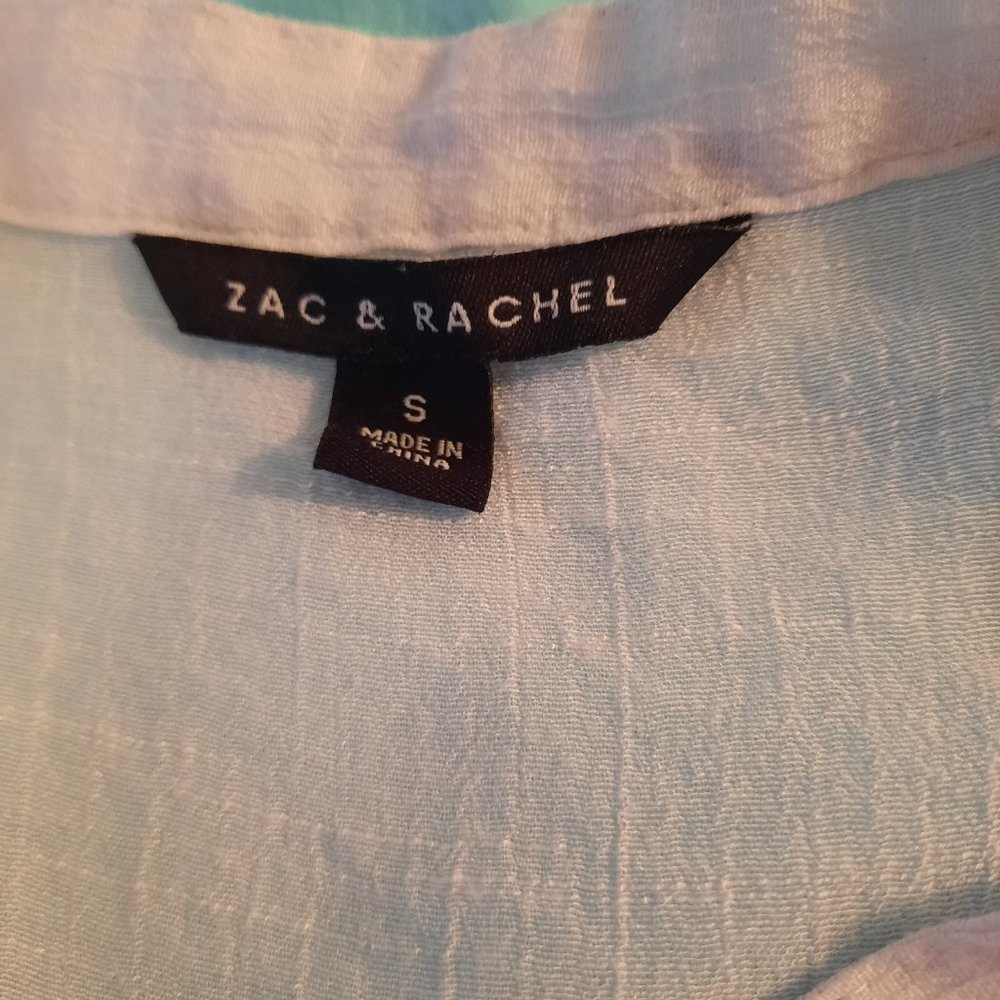 Zac & Rachel White Blouse - Size Small - Picture 4 of 9